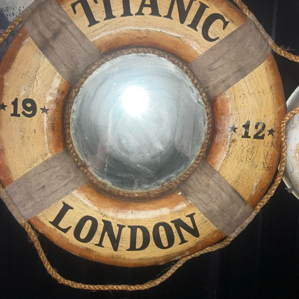 Nautical Titanic London Mirror Wall Decor